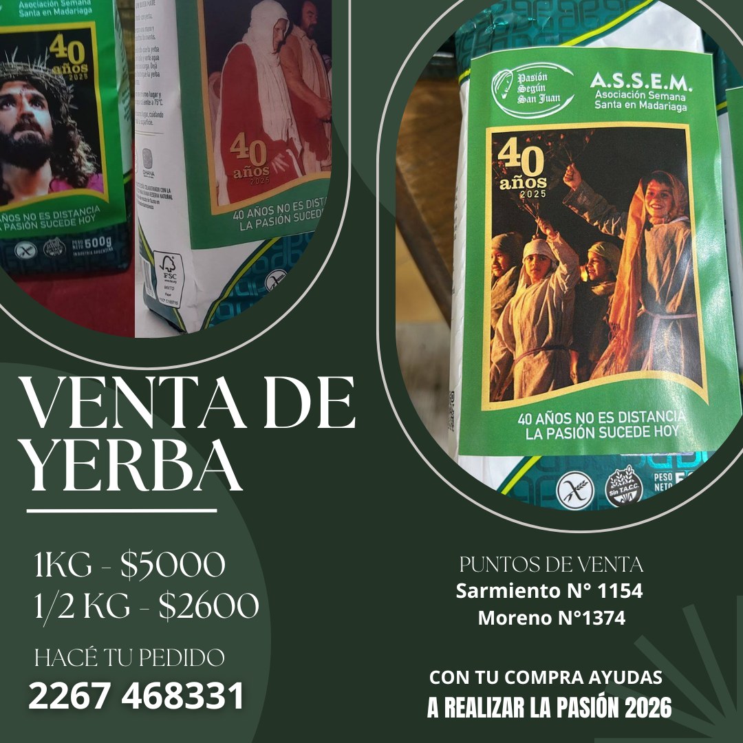 ¡Sumate a La Pasión! Comprá tu Yerba Mate y ayudanos a crecer